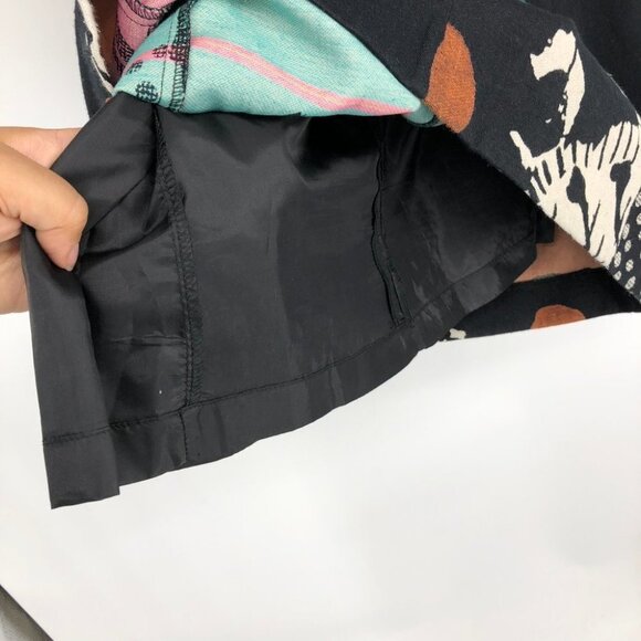 Desigual by C. Lacroix “Sheila” Black Multicolor Sleeveless Sheath Midi Dress ~M - Picture 13 of 16